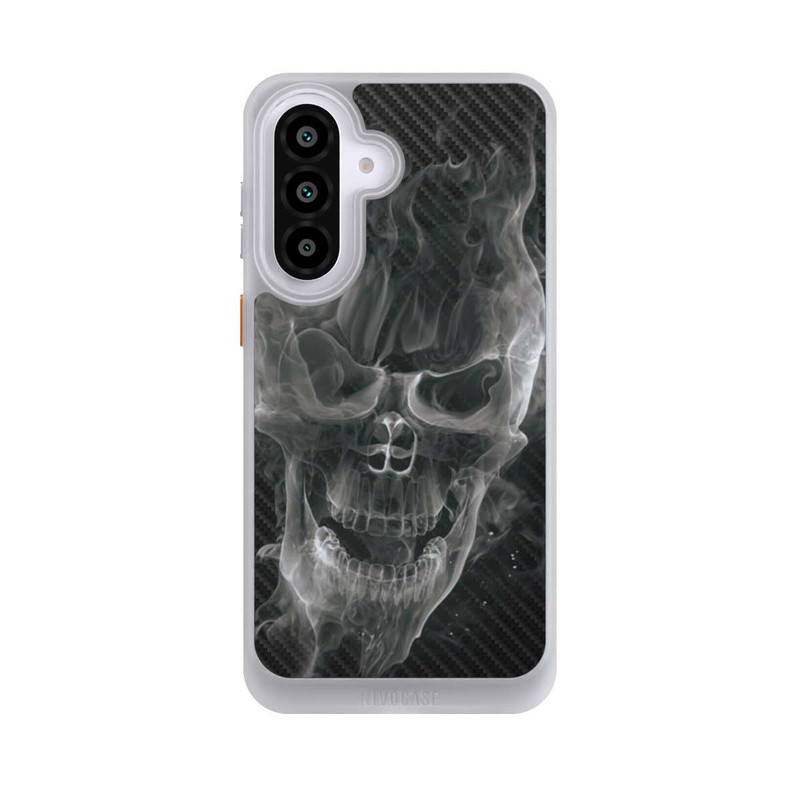 Galaxy A57 5G NIVOcore rauchender Totenkopf Carbon