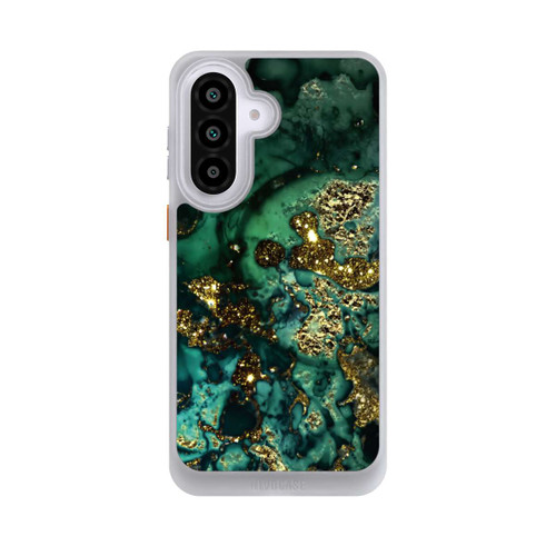 Samsung Galaxy A57 5G NIVOcore Cyan Glitzer Marmorlook