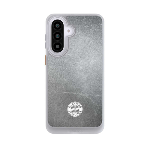 Samsung Galaxy A57 5G NIVOcore Classic FCB Logo Small - White on Metal Look