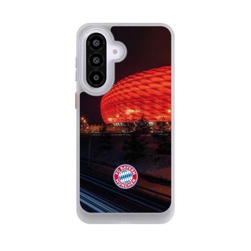 Samsung Galaxy A57 5G NIVOcore Allianz Arena bei Nacht FCB