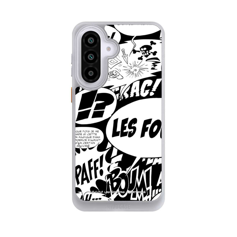 Galaxy A57 5G NIVOcore Sprechblasen Asterix Schwarz