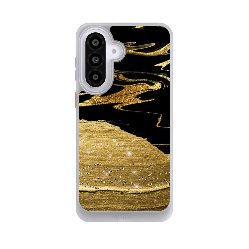 Galaxy A57 5G NIVOcore Marmoradern im Goldlook