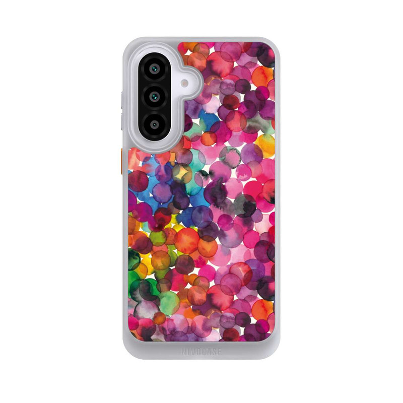Galaxy A57 5G NIVOcore Überlappende Aquarellpunkte