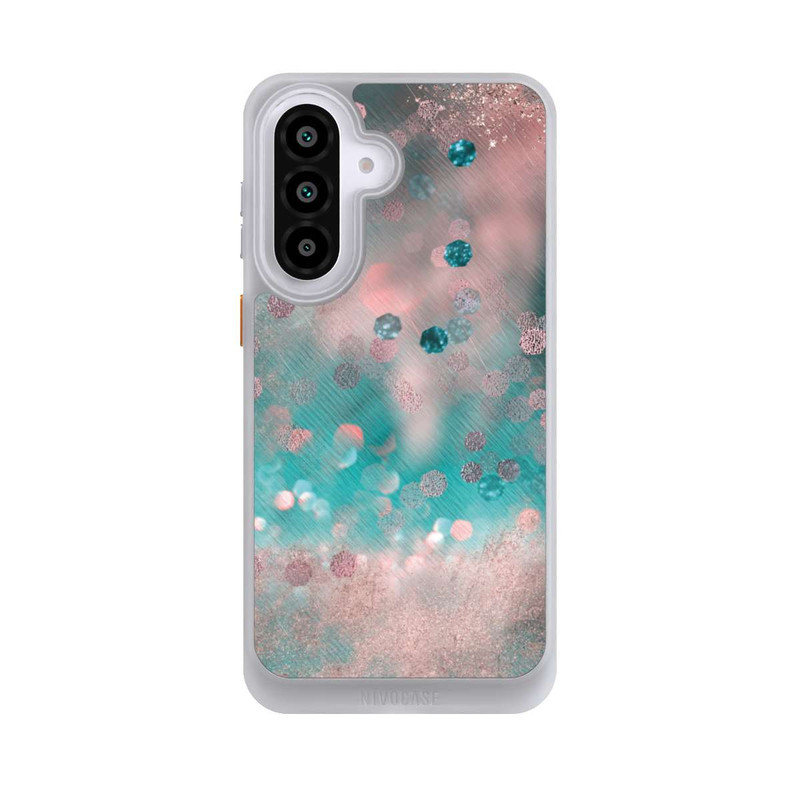 Galaxy A57 5G NIVOcore Türkis-glamouröser Glitzerlook