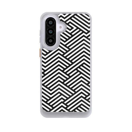 Samsung Galaxy A57 5G NIVOcore Schwarz und Weiß ZigZag