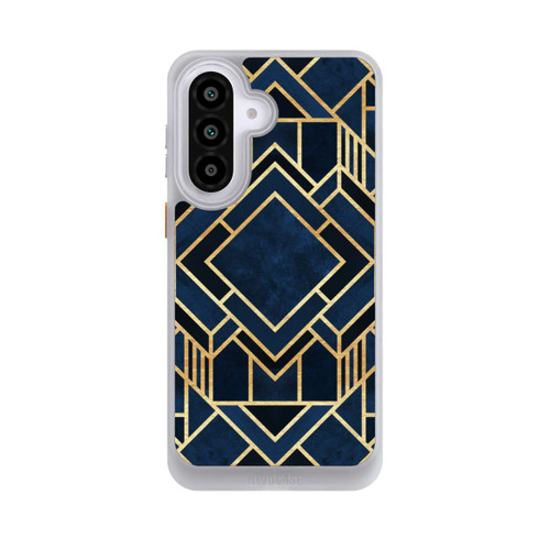 Samsung Galaxy A57 5G NIVOcore Kunst Deko Blau Golddruck
