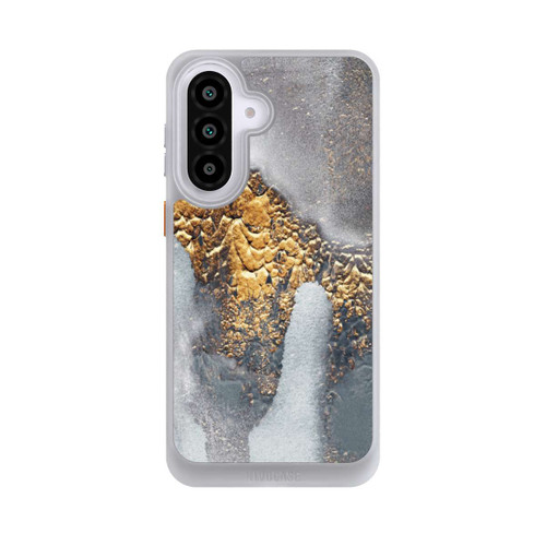Samsung Galaxy A57 5G NIVOcore Beton-Gold-Glitzerlook