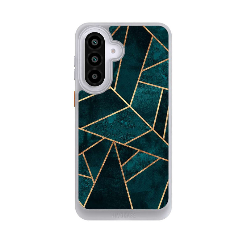 Galaxy A57 5G NIVOcore Imprimé or pierre sarcelle profond