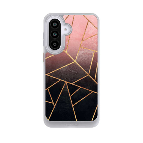 Samsung Galaxy A57 5G NIVOcore Pinker und Schwarzer Stein Gold Druck