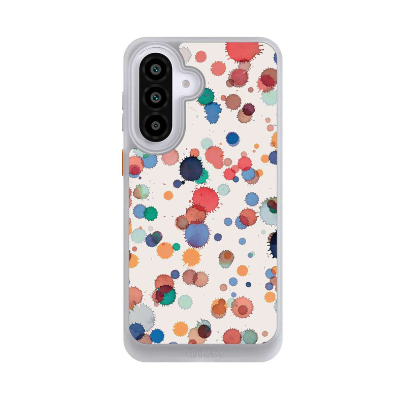 Galaxy A57 5G NIVOcore Drops Watercolor Texture Blue Yellow