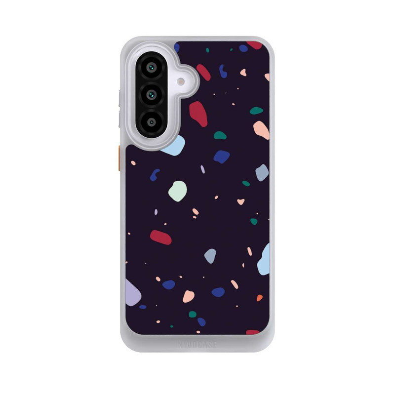 Galaxy A57 5G NIVOcore Moderner dunkel abgerundeter Terrazzo