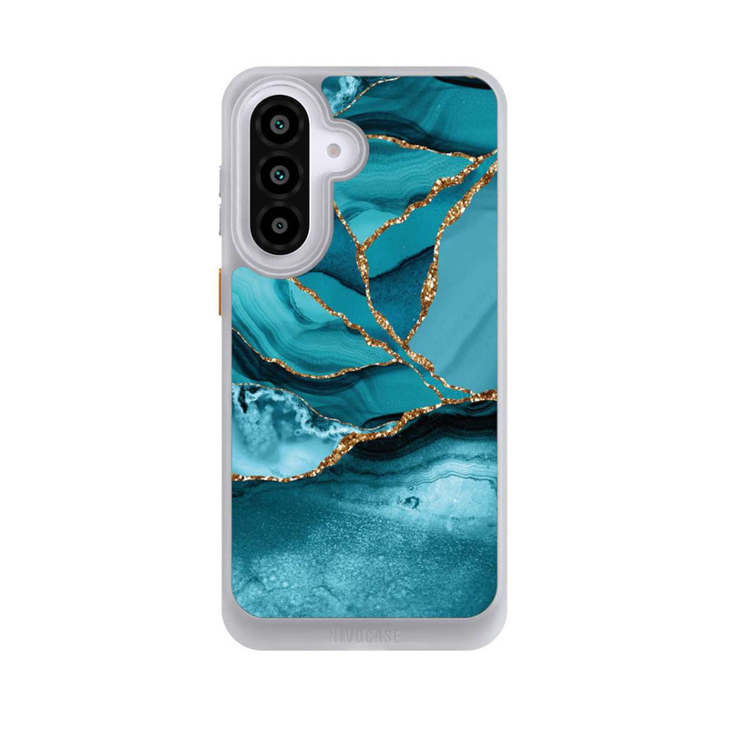 Galaxy A57 5G NIVOcore Eisblaue Marmor Landschaft