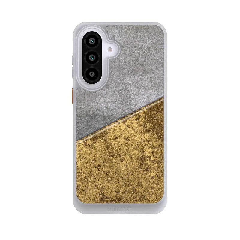 Galaxy A57 5G NIVOcore Beton und Goldlook