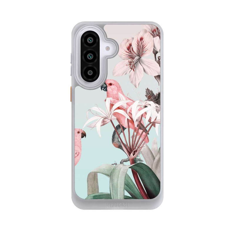 Galaxy A57 5G NIVOcore paradiesische Papageien Pastell