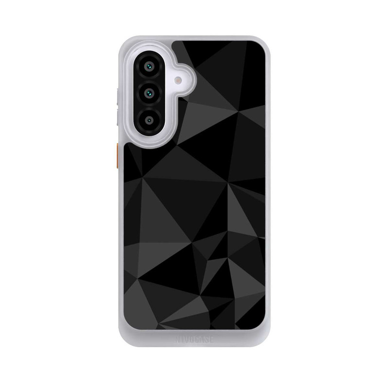 Galaxy A57 5G NIVOcore Polygon Pattern Black
