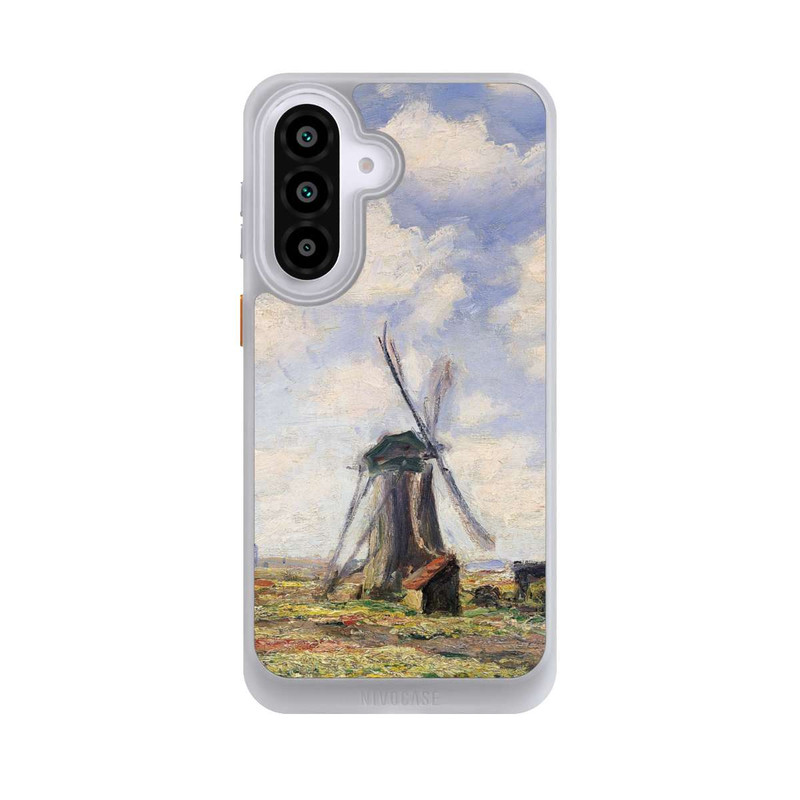 Galaxy A57 5G NIVOcore Tulip Fields with the Rijnsburg Windmil by Claude Monet