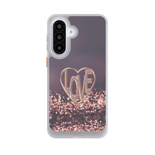 Samsung Galaxy A57 5G NIVOcore LOVE Glitzerrosa