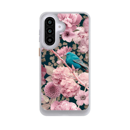 Samsung Galaxy A57 5G NIVOcore Spatzen im rosa Blumenmuster
