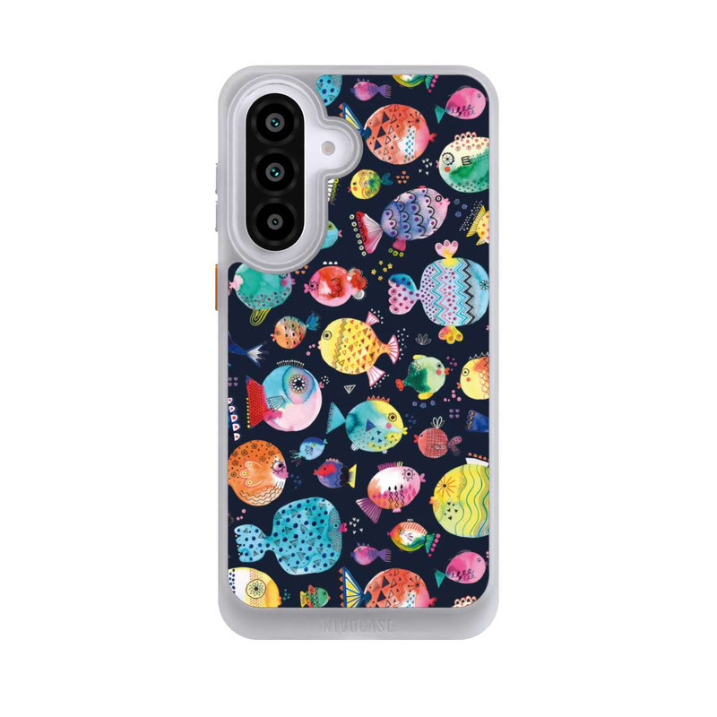 Galaxy A57 5G NIVOcore Strandkugelfische Kinder Marineblau