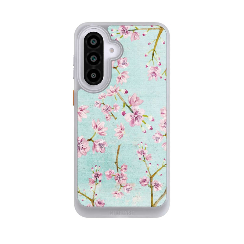 Galaxy A57 5G NIVOcore Cherry Blossom Twigs Pattern Light Blue