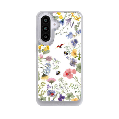Samsung Galaxy A57 5G NIVOcore Bunte Frühlingsblumen und Bienen