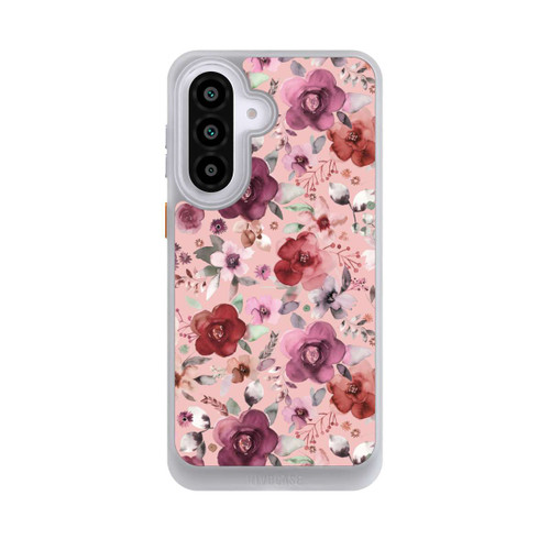Samsung Galaxy A57 5G NIVOcore Üppiger romantischer Blumenstrauß rosa