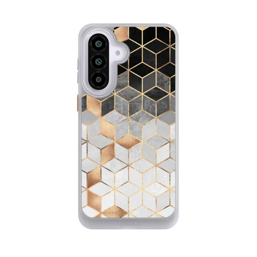Samsung Galaxy A57 5G NIVOcore Würfel dunkel und gold