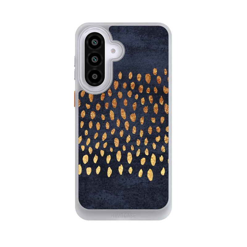 Galaxy A57 5G NIVOcore Pattern Play-Gold and Navy