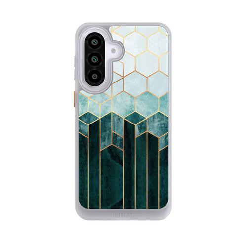 Samsung Galaxy A57 5G NIVOcore Blaugrüne Sechsecke