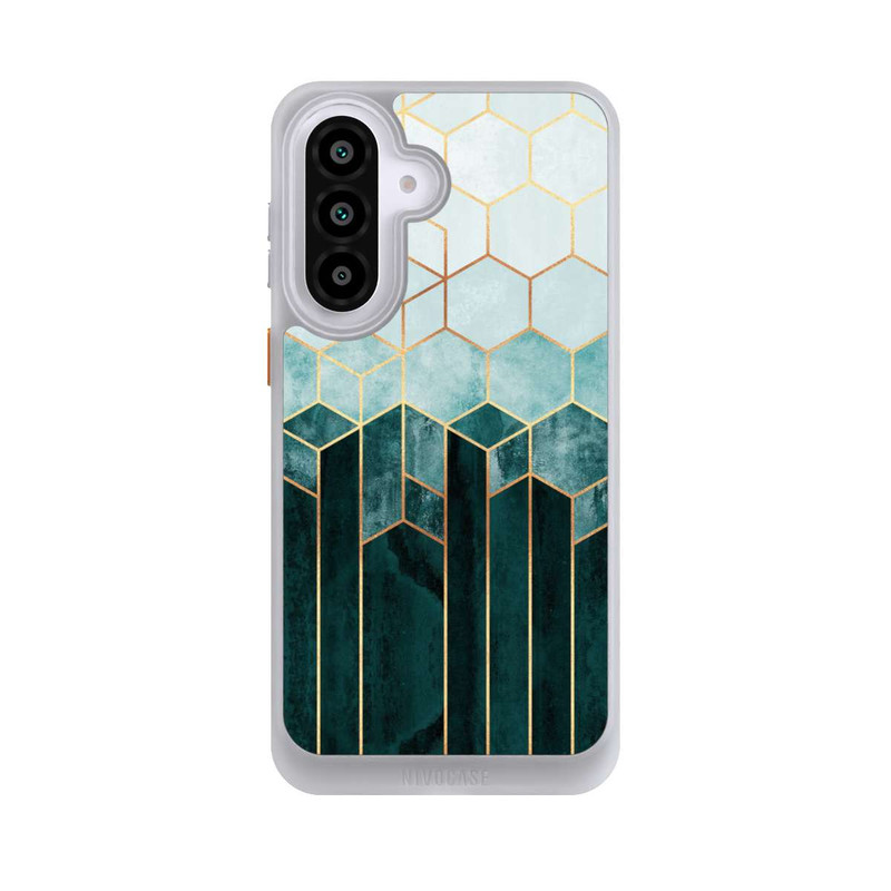 Galaxy A57 5G NIVOcore Teal Hexagons
