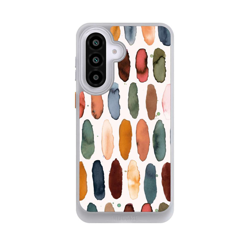 Galaxy A57 5G NIVOcore Traits d'aquarelle Minéral Terracotta