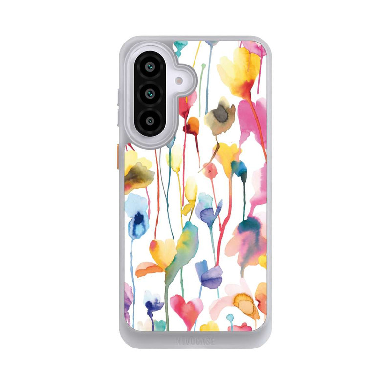 Galaxy A57 5G NIVOcore Aquarell Wildblumen bunt