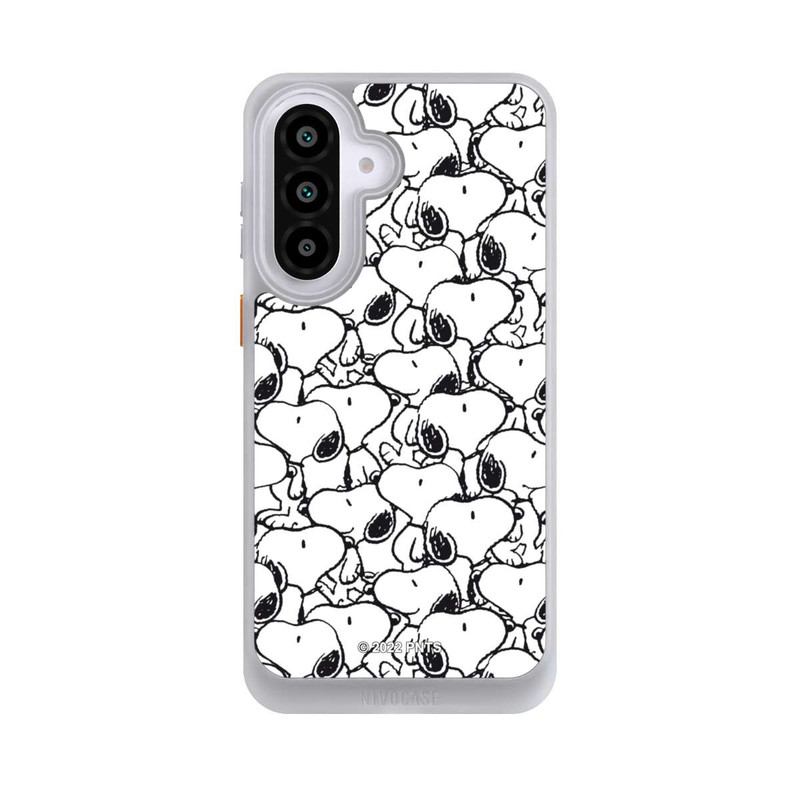 Galaxy A57 5G NIVOcore Snoopy Muster Schwarz und Weiß