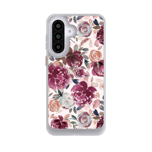 Samsung Galaxy A57 5G NIVOcore Herbstpfingstrosen und Rosen in Rosa