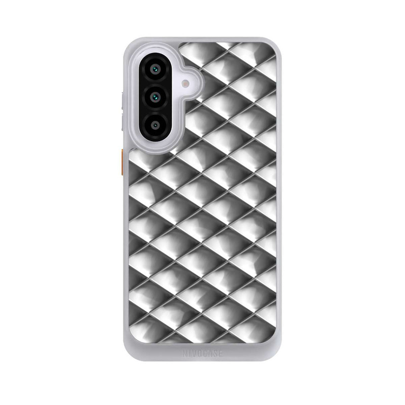 Galaxy A57 5G NIVOcore Glamour Silver Squares