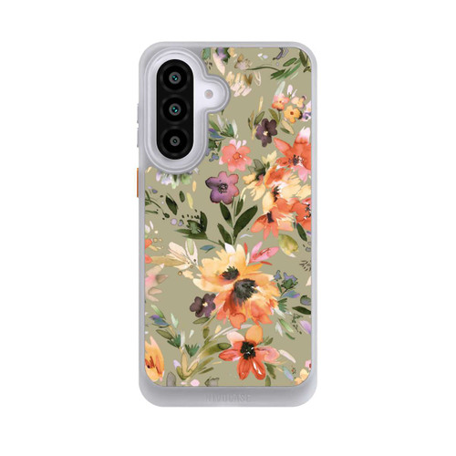 Samsung Galaxy A57 5G NIVOcore Malerische tropische Blumen Salbeigrün