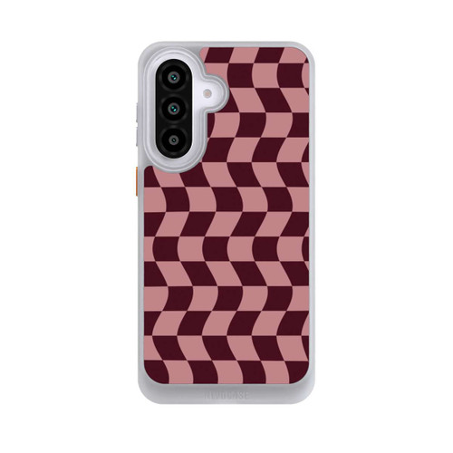 Samsung Galaxy A57 5G NIVOcore Schachbrett Rot-Rosa