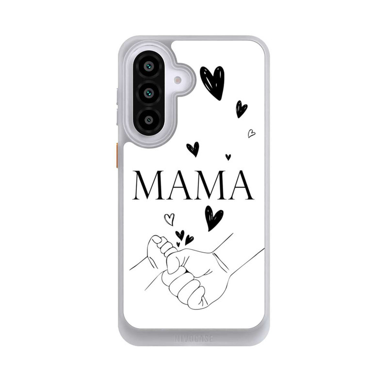 Galaxy A57 5G NIVOcore Mothers Day Line Art Hands Black and White