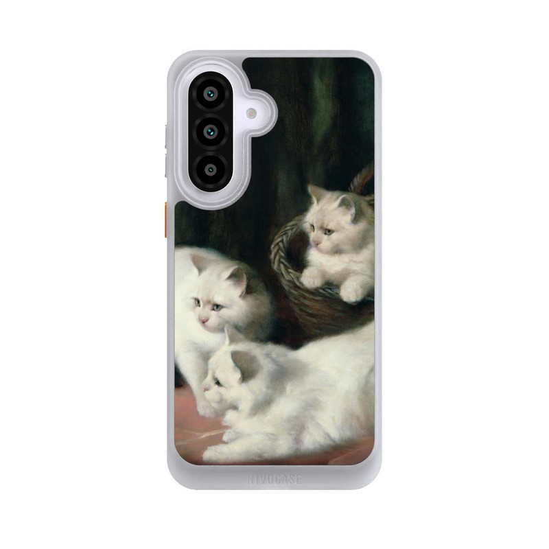 Galaxy A57 5G NIVOcore Three White Angora Kittens