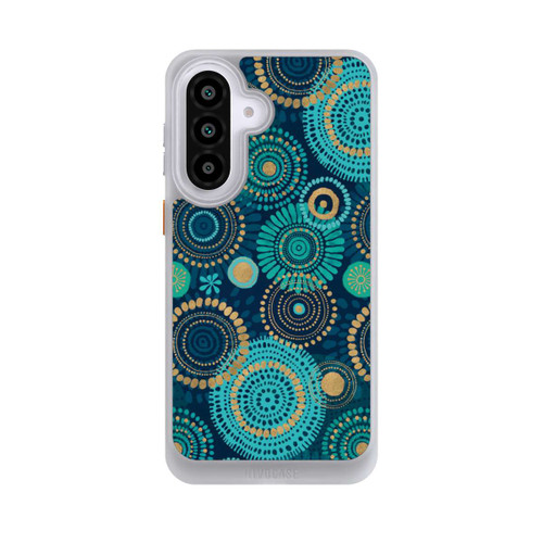 Samsung Galaxy A57 5G NIVOcore Blockprint India Teal Gold