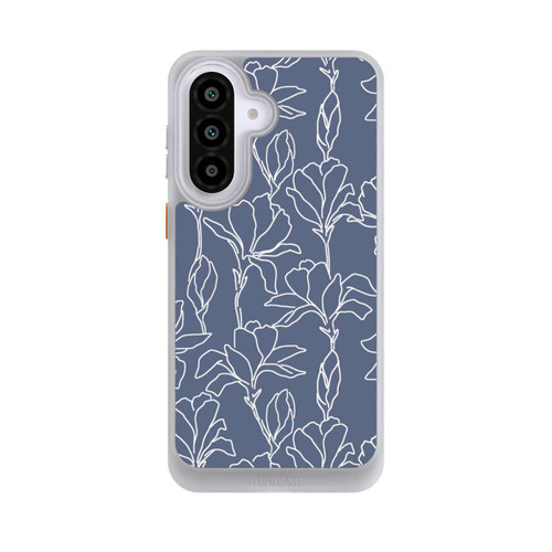 Samsung Galaxy A57 5G NIVOcore Flower Silhouettes on Blue