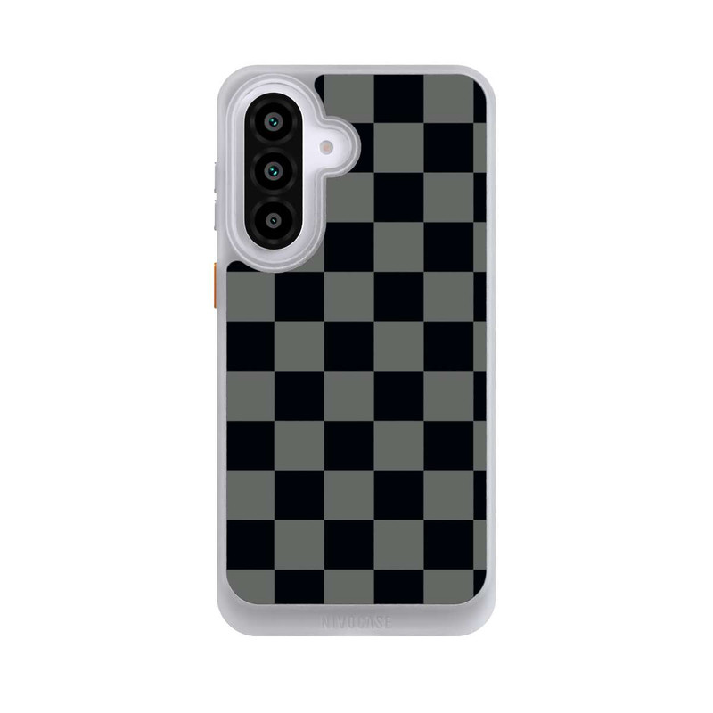 Galaxy A57 5G NIVOcore Checked Pattern Black Grey