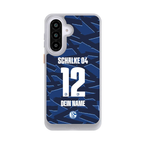 Samsung Galaxy A57 5G NIVOcore Schalke 04 Trikot Personalisierbar 25-26