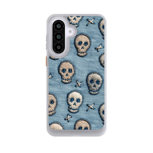 Samsung Galaxy A57 5G NIVOcore Skulls on Jeans Pattern