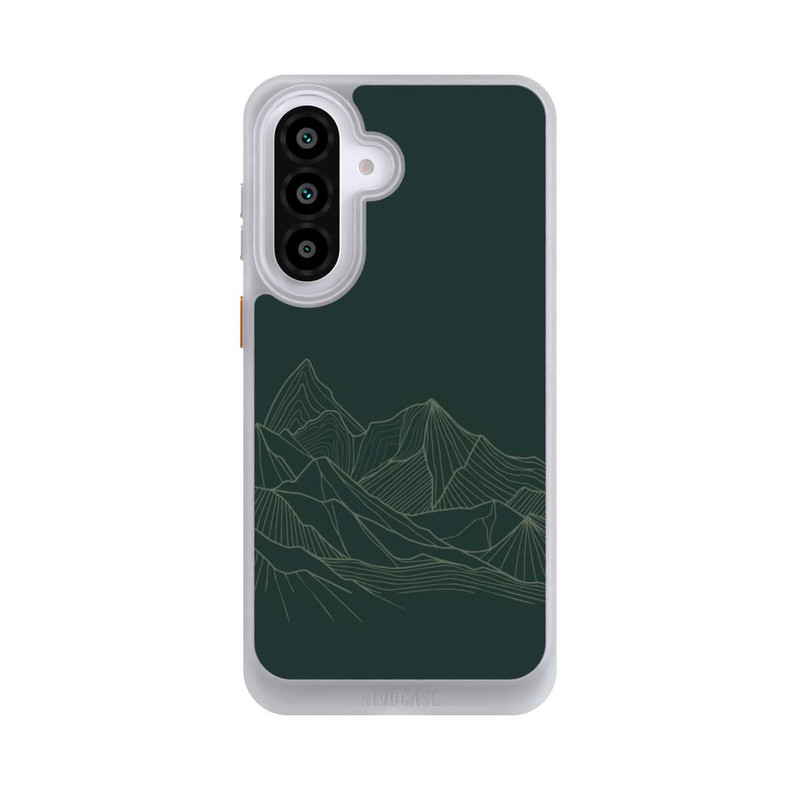 Galaxy A57 5G NIVOcore Berg Line Art Grün