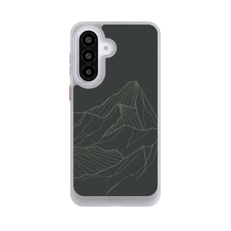 Galaxy A57 5G NIVOcore Abstraktes Bergpanorama