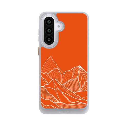 Samsung Galaxy A57 5G NIVOcore Höhenlinien Berg Orange