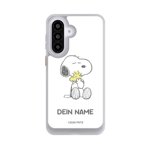 Samsung Galaxy A57 5G NIVOcore Snoopy And Woodstock Cuddling Personalisierbar