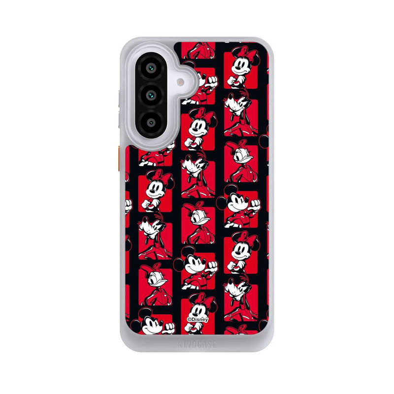 Galaxy A57 5G NIVOcore Micky Maus Racing Muster Rot