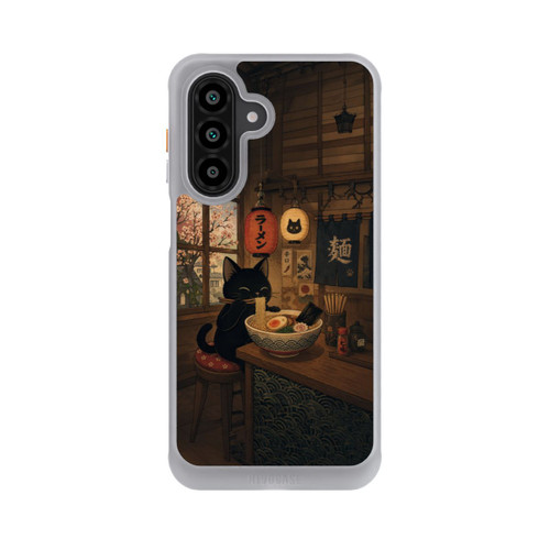 Samsung Galaxy A57 5G NIVOcore Ramen Bar mit schwarzer Katze mit KI
